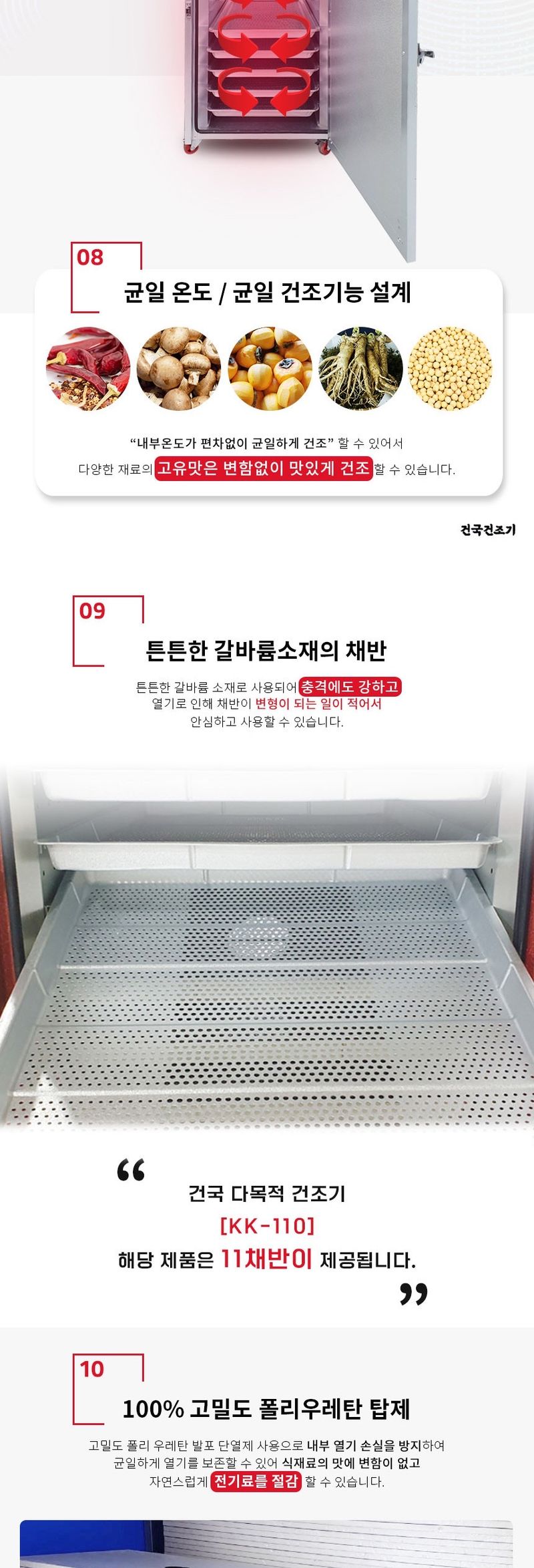 신흥생활가전님의 장터 판매 상품 [[한정판매] 유튜버 솔바위농원 건국 고추건조기 11채반 (배송비 별도)] 첨부 사진