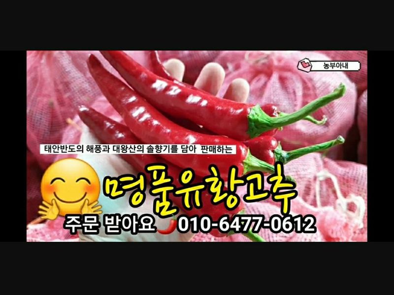 농부아내님의 장터 판매 상품 [[김장철 특판] 유황건고추 600g 한 근] 첨부 사진