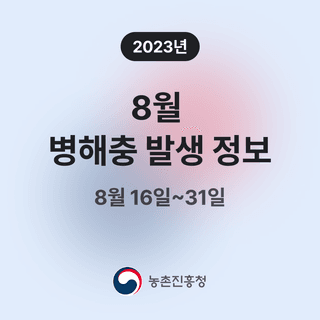 병해충발생정보님의 팜모닝공식 · 병해충발생정보 작성글 사진