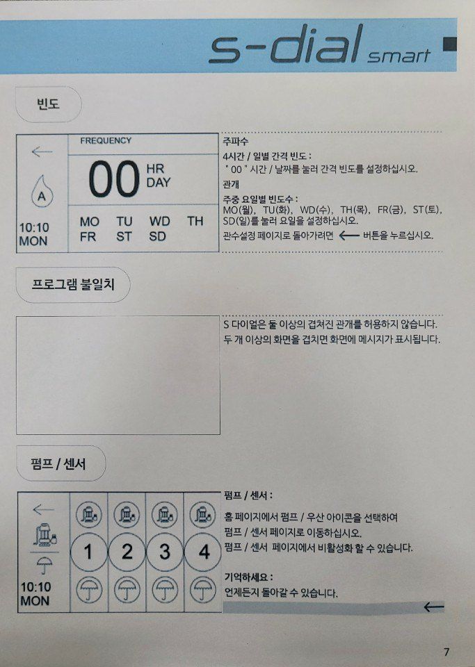 포깅농자재님의 장터 판매 상품 [관수 자동컨트롤박스 터치스크린 6채널] 첨부 사진
