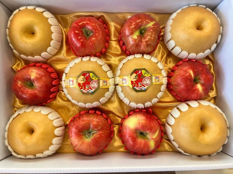 알 수 없음님의 장터 판매 상품 [ 배+사과+샤인머스켓  6.3키로] 첨부 사진