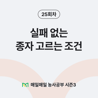 팜모닝 농사공부님의 매일매일 농사공부 · 매일매일 농사공부 작성글 사진
