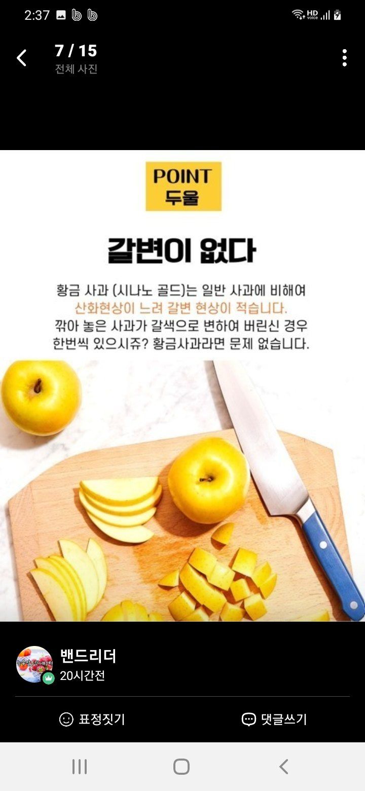 알 수 없음님의 장터 판매 상품 [시나노골드  가정용  햇   골드사과  3키로ㅡ5키로] 첨부 사진