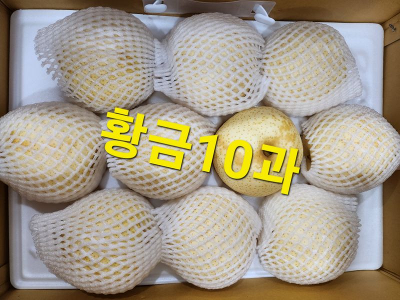 손정아님의 장터 판매 상품 [(햇배)🍊황금배,🍊화산배 7.5Kg] 첨부 사진