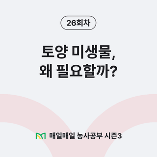 팜모닝 농사공부님의 매일매일 농사공부 · 매일매일 농사공부 작성글 사진