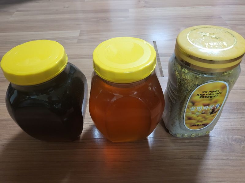 장터 상품 [벌꿀(아카시아 꿀, 밤꿀, 잡꿀 2.4kg),화분2kg] 썸네일