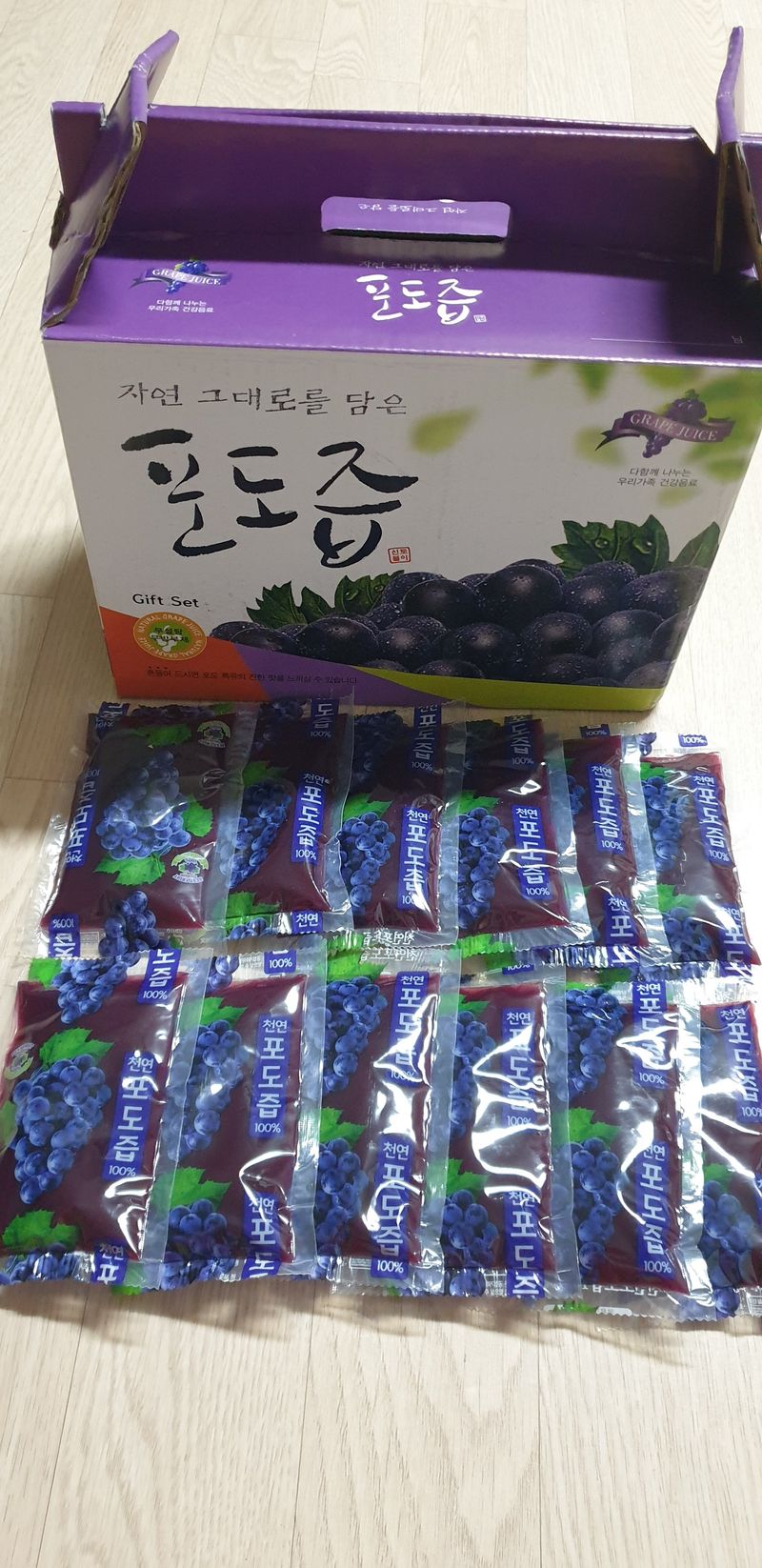 장터 상품 [머루포도즙.50포] 썸네일