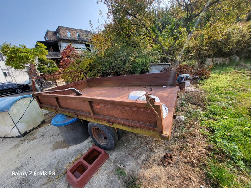 최도윤님의 장터 판매 상품 [트렉터 유압 덤프 트레일러. 판매합니다] 첨부 사진