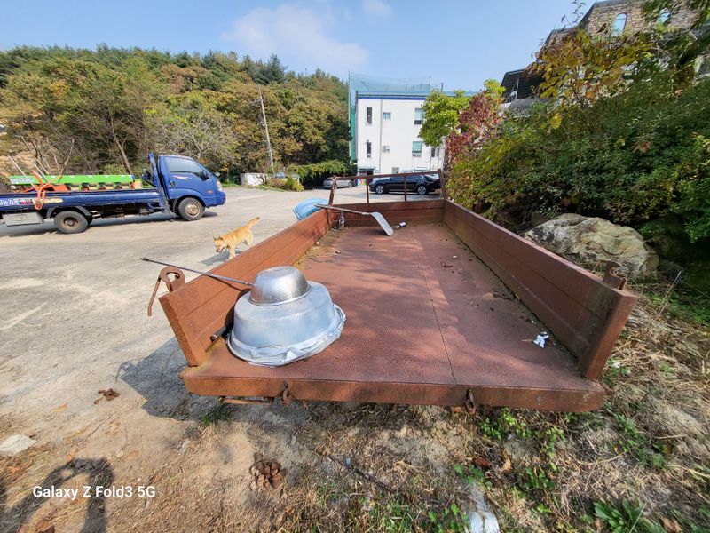 최도윤님의 장터 판매 상품 [트렉터 유압 덤프 트레일러. 판매합니다] 첨부 사진