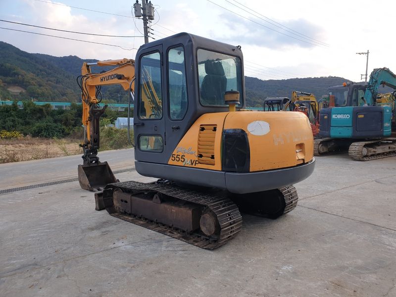 중고굴삭기 김동윤님의 장터 판매 상품 [중고 굴삭기 무서류 현대R555MVP딱다구리장착] 첨부 사진