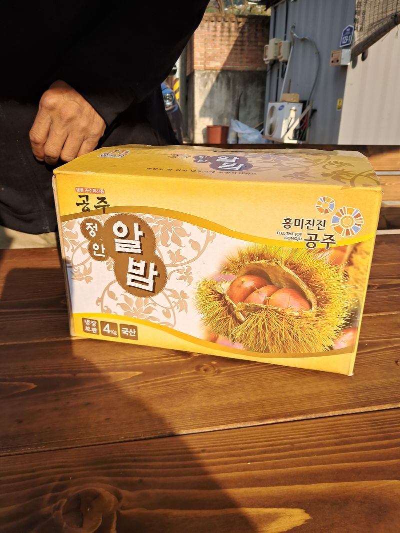 진달래맘님의 장터 판매 상품 [공주 정안밤] 첨부 사진