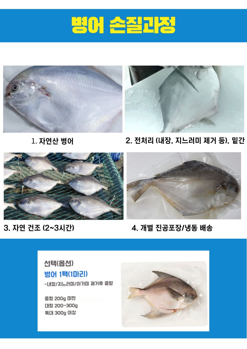 김진국님의 장터 판매 상품 [완도 자연산 병어 4마리(중형)] 첨부 사진