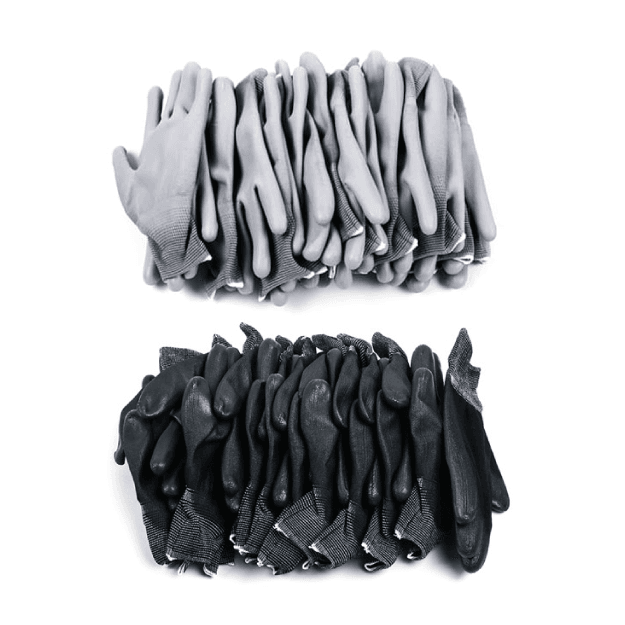 장터 상품 [손바닥코팅 PU장갑 블랙/그레이 S/M/L* 10켤레] 썸네일