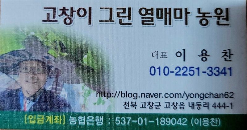 이용찬 열매마농원님의 장터 판매 상품 [고창 햇하늘마 3kg] 첨부 사진