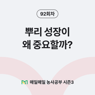 팜모닝 농사공부님의 매일매일 농사공부 · 매일매일 농사공부 작성글 사진