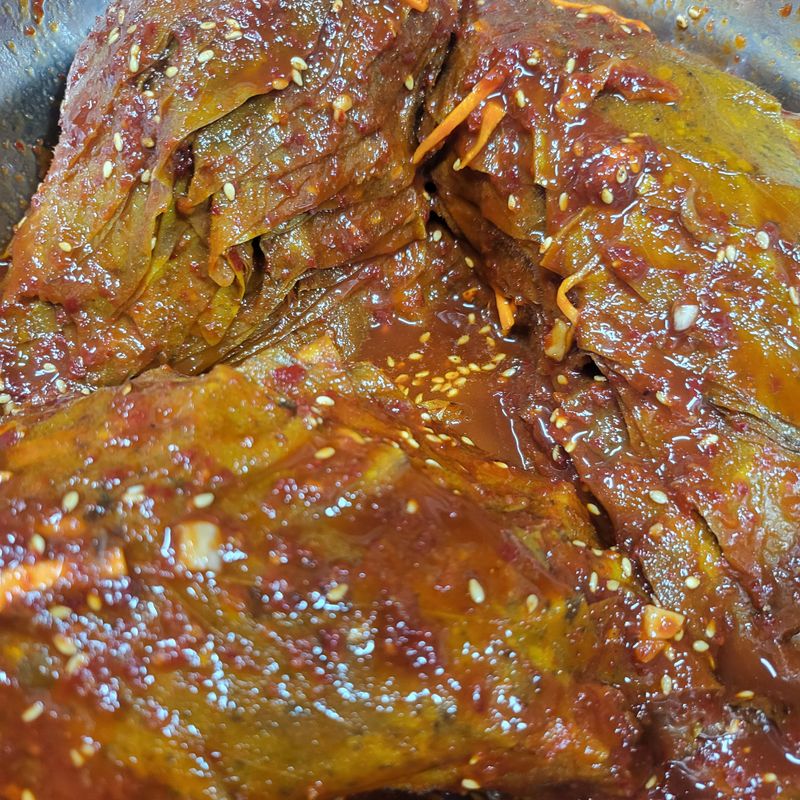 방촌대장님의 장터 판매 상품 [단풍콩잎김치] 첨부 사진