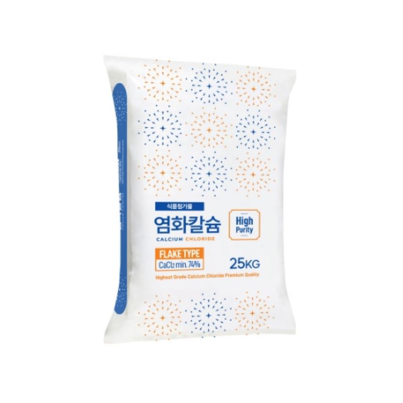 장터 상품 [농업용 염화칼슘 (식품첨가물 등급) 25kg] 썸네일