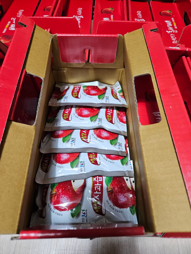 김정옥님의 장터 판매 상품 [100%사과즙] 첨부 사진