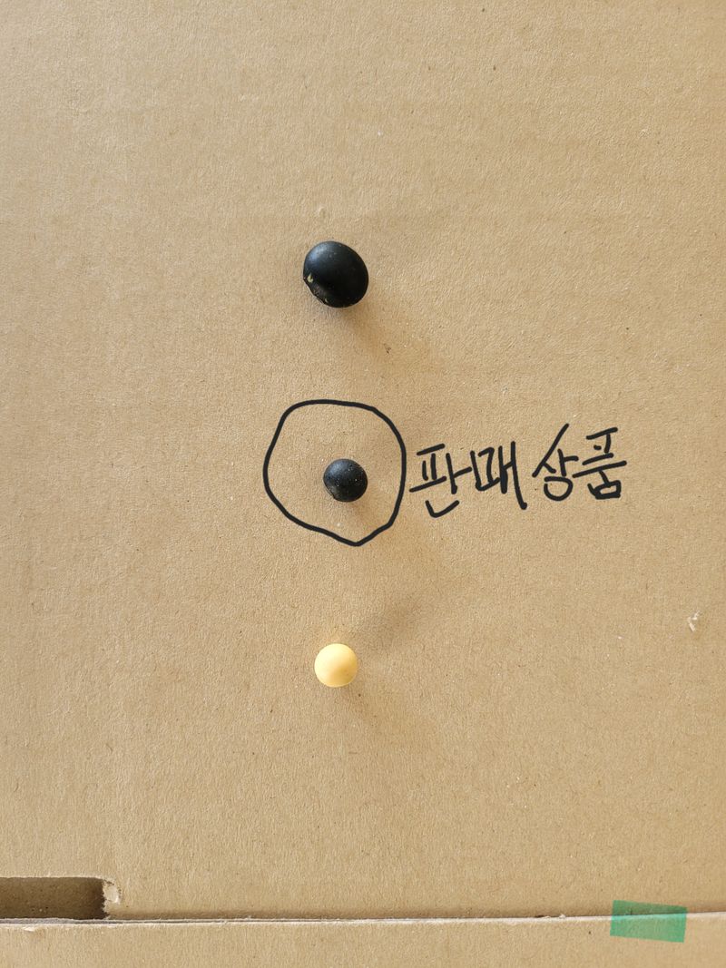 장터 상품 [못난이 서리태 1kg] 썸네일