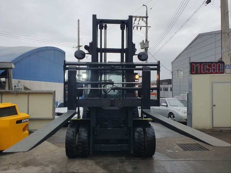 한효진님의 장터 판매 상품 [삼성 5톤 디젤 중고지게차 (자동발,풀옵션)] 첨부 사진