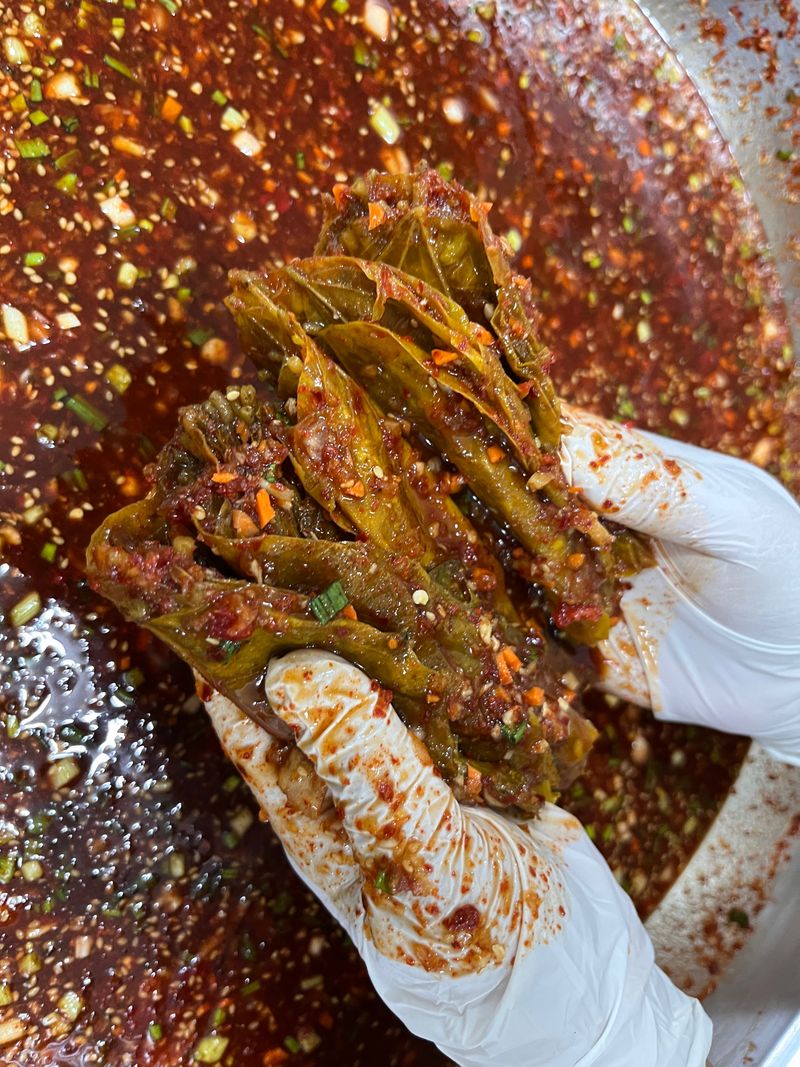 장터 상품 [포항 전통 콩잎 양념 장아찌] 썸네일