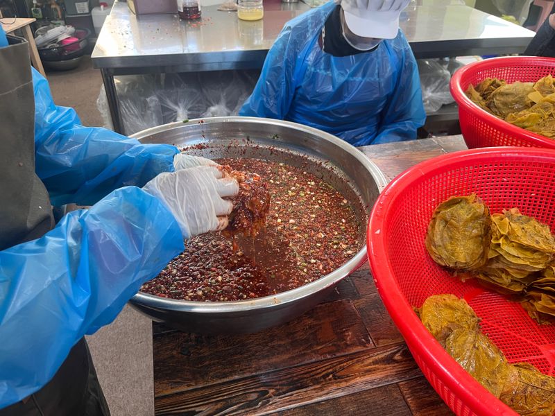 모어더더님의 장터 판매 상품 [포항 전통 콩잎 양념 장아찌] 첨부 사진