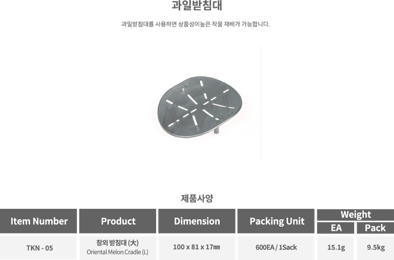 포깅농자재님의 장터 판매 상품 [수박받침대] 첨부 사진