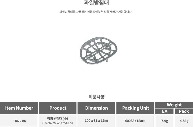 포깅농자재님의 장터 판매 상품 [수박받침대] 첨부 사진