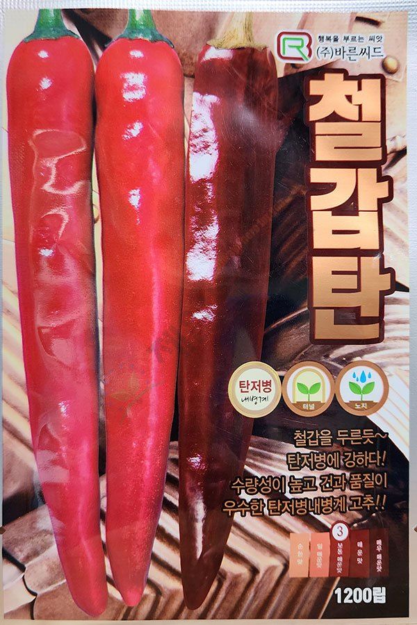 안산제일농약사님의 장터 판매 상품 [철갑탄고추씨앗 1200립] 첨부 사진