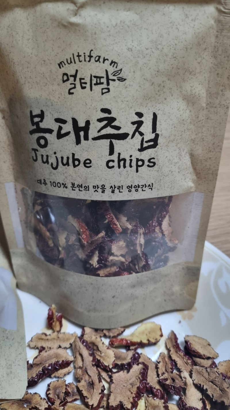 오학봉(멀티팜)님의 장터 판매 상품 [대추칩  180g] 첨부 사진