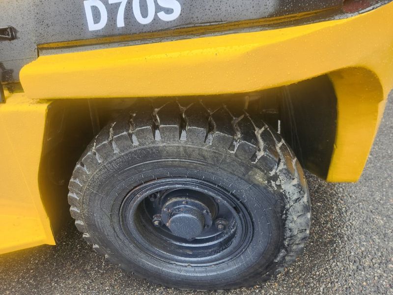 한효진님의 장터 판매 상품 [두산 7톤 하이마스트 자동발 디젤 중고지게차 ] 첨부 사진