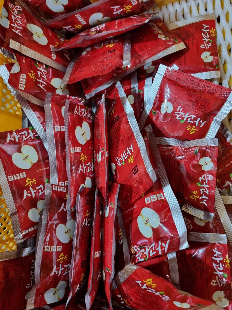 호랑이와인성이님의 장터 판매 상품 [ 사과즙50포] 첨부 사진