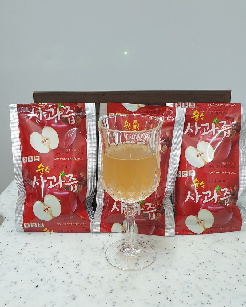 호랑이와인성이님의 장터 판매 상품 [ 사과즙50포] 첨부 사진