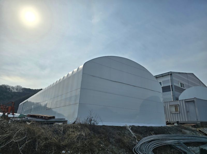 장터 상품 [대형 하우스 창고 막 시공] 썸네일