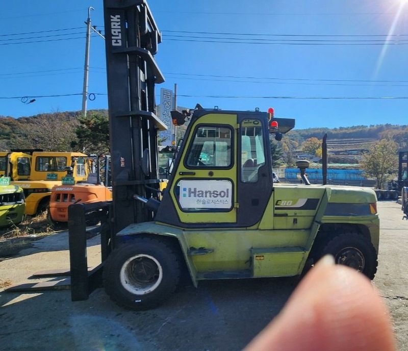 한효진님의 장터 판매 상품 [삼성 디젤8톤 하이마스트 중고지게차 ] 첨부 사진