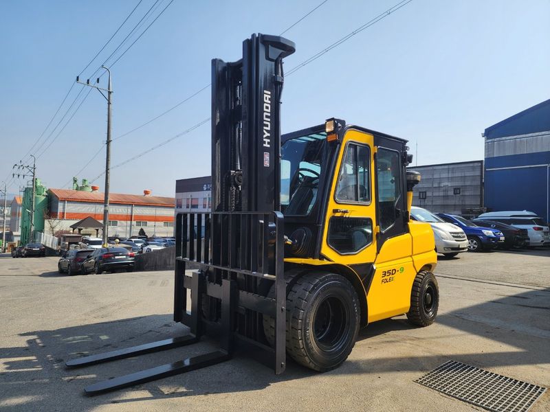 한효진님의 장터 판매 상품 [풀옵션 하이3단 3.5톤 디젤 중고지게차 ] 첨부 사진