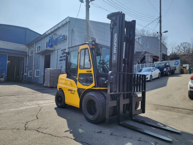 한효진님의 장터 판매 상품 [풀옵션 하이3단 3.5톤 디젤 중고지게차 ] 첨부 사진