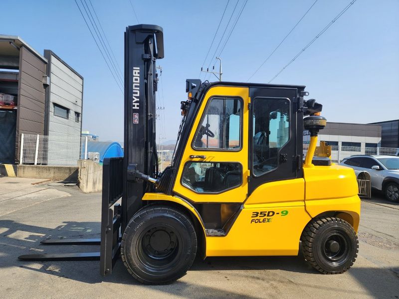 한효진님의 장터 판매 상품 [풀옵션 하이3단 3.5톤 디젤 중고지게차 ] 첨부 사진