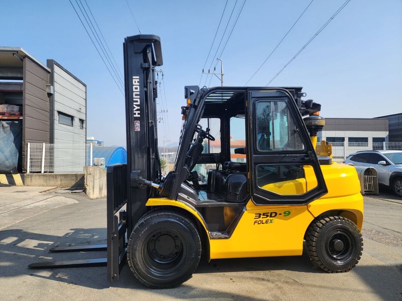 한효진님의 장터 판매 상품 [풀옵션 하이3단 3.5톤 디젤 중고지게차 ] 첨부 사진