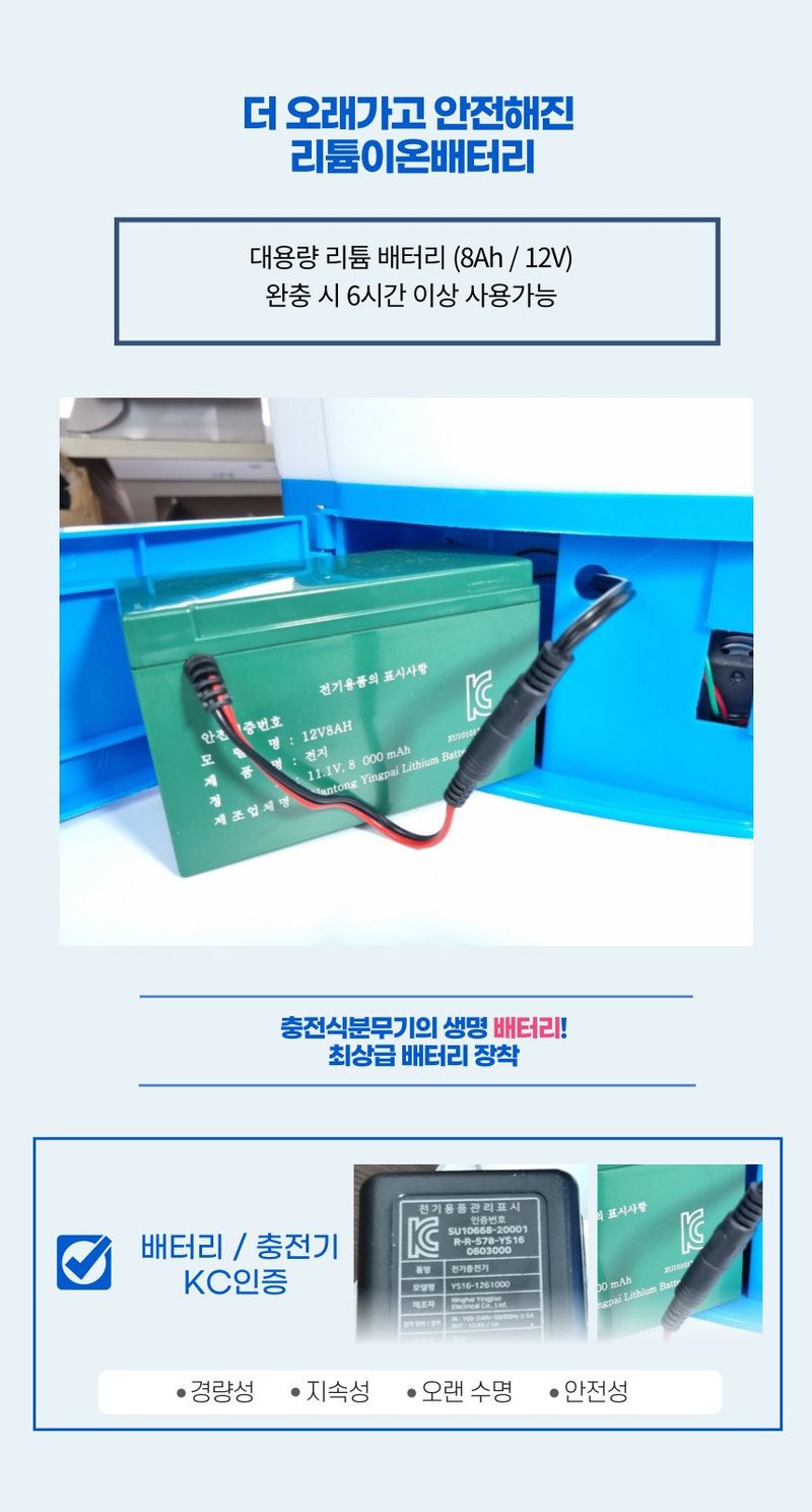 신일종합님의 장터 판매 상품 [신일 농약분무기 20리터 전동 분무기] 첨부 사진