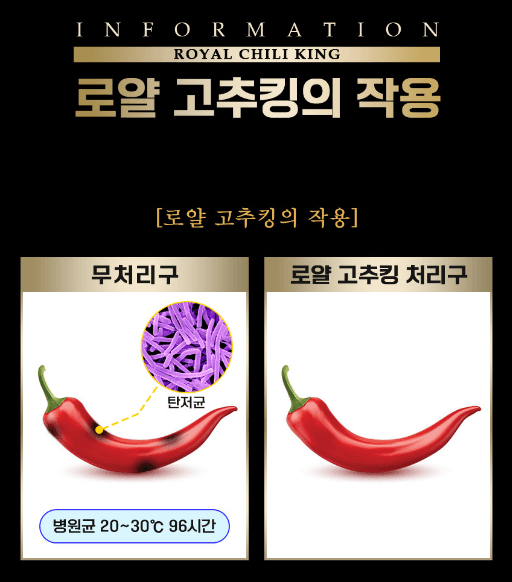 자재스토어님의 장터 판매 상품 [로얄 고추킹 2kg 고추 밑거름 비료 약 원료효과- 탄저병 역병 연작장해 무름병 예방] 첨부 사진