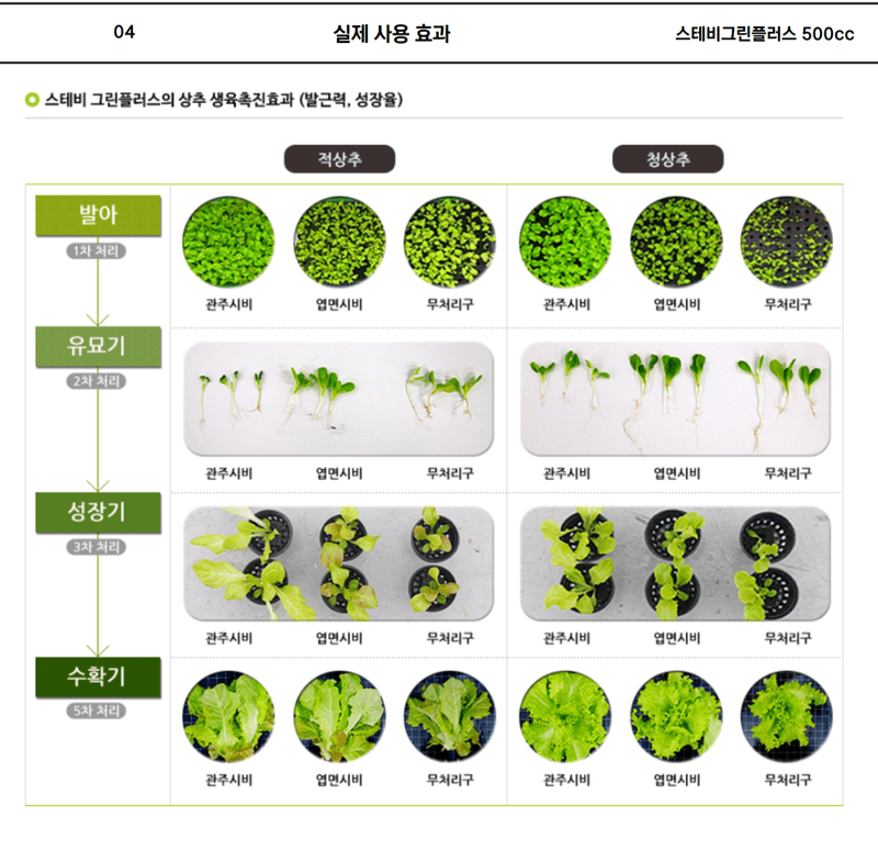 삼익농자재님의 장터 판매 상품 [[한국스테비아] 스테비그린플러스 500cc 친환경 당도증가제 사과 자두 미생물 유기농업자재] 첨부 사진
