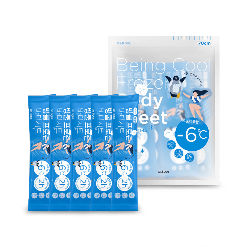 장터 상품 [빙쿨 프로즌 바디시트 5개입] 썸네일
