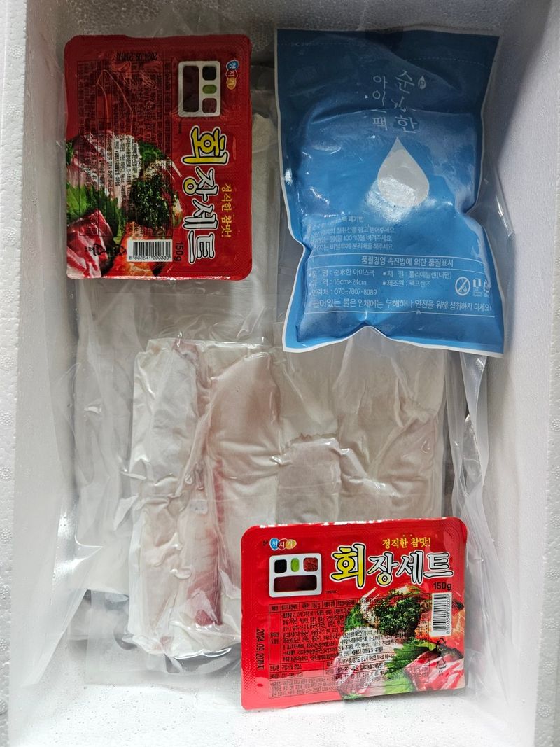 김진국님의 장터 판매 상품 [자연산 우럭회 700g 1kg(머리,뼈, 초고추장 증정)] 첨부 사진