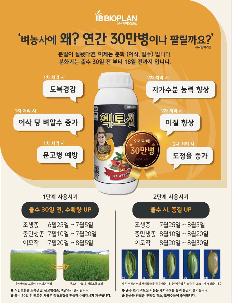 장터 상품 [바이오플랜 엑토신 500ml] 썸네일