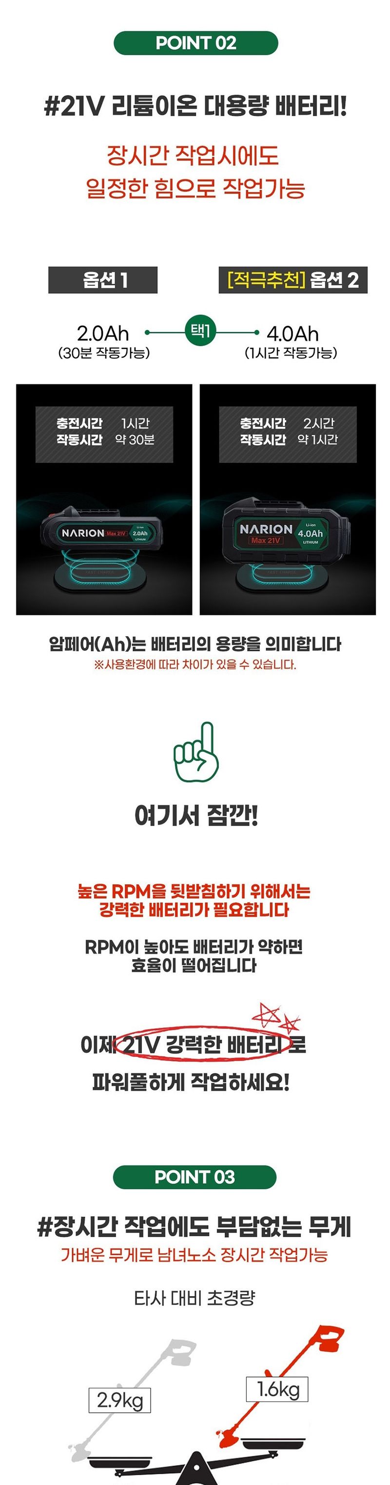 팜모닝 상점님의 장터 판매 상품 [[나리온] 가정용 21V 충전 예초기] 첨부 사진