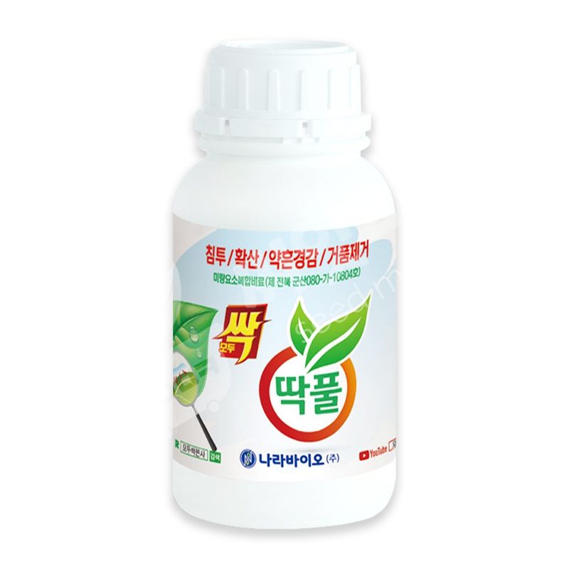 장터 상품 [나라바이오 모두싹 딱풀 250ml 전착제 침투제 약흔경감 거품제거 영양제] 썸네일