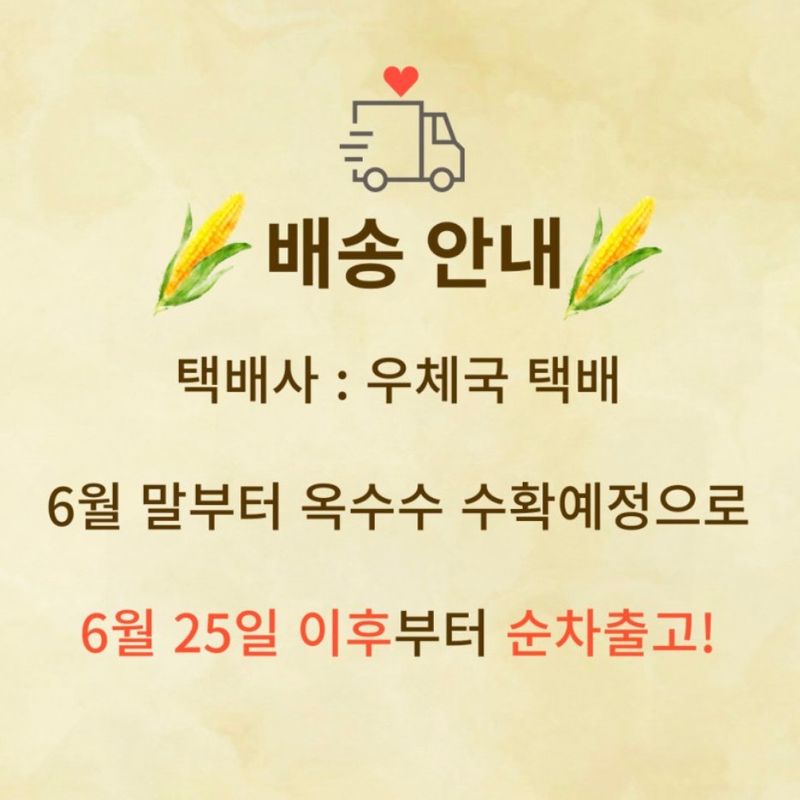 홍순걸님의 장터 판매 상품 [군위 미백 찰옥수수 20개] 첨부 사진