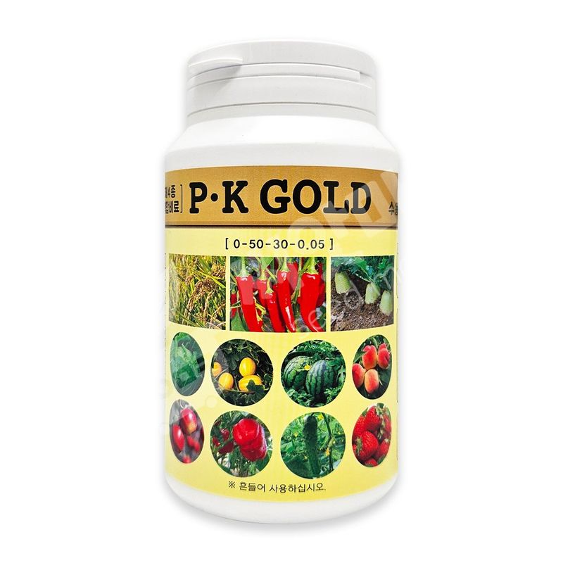 장터 상품 [인산가리비료 PK골드 500g 도장억제 착색 당도촉진 텃밭 식물영양제] 썸네일