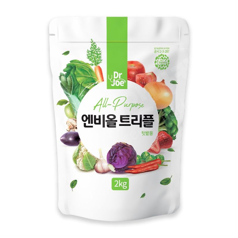 장터 상품 [닥터조 엔비올트리플 2kg 텃밭 정원 가정원예 유기농 비료 식물영양제] 썸네일